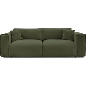 Zelená rozkládací/s úložným prostorem pohovka 265 cm Ezechiel – Bobochic Paris obraz