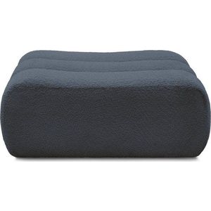 Tmavě modrá podnožka z textilie bouclé Azra – Bobochic Paris obraz