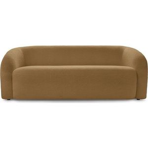 Pohovka z textilie bouclé v hořčicové barvě 193 cm Elina – Bobochic Paris obraz