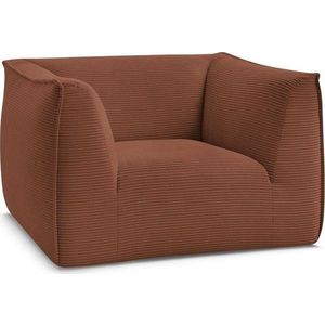 Oranžové manšestrové křeslo Giorgia – Bobochic Paris obraz