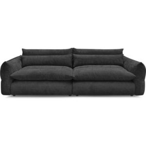 Černá žinylková pohovka 276 cm Neil – Bobochic Paris obraz