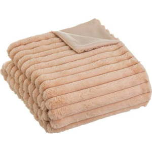 Světle hnědá deka z mikroplyše 130x160 cm Fur Velvet – Casa Selección obraz