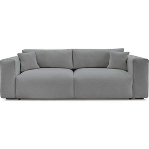 Šedá rozkládací/s úložným prostorem pohovka 265 cm Ezechiel – Bobochic Paris obraz