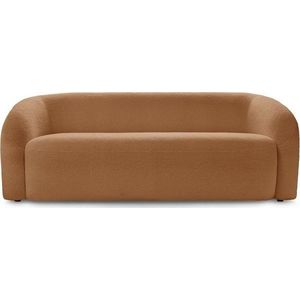 Oranžová pohovka z textilie bouclé 193 cm Elina – Bobochic Paris obraz