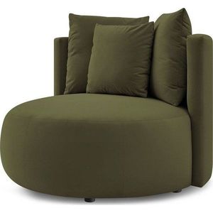 Zelené sametové křeslo Cesar – Bobochic Paris obraz