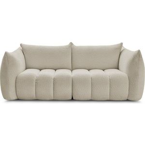 Béžová pohovka z textilie bouclé 234 cm Azra – Bobochic Paris obraz