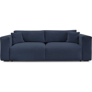 Modrá rozkládací/s úložným prostorem pohovka 265 cm Ezechiel – Bobochic Paris obraz