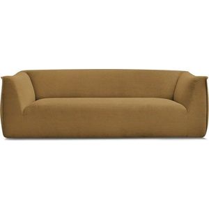 Manšestrová pohovka v hořčicové barvě 242 cm Giorgia – Bobochic Paris obraz