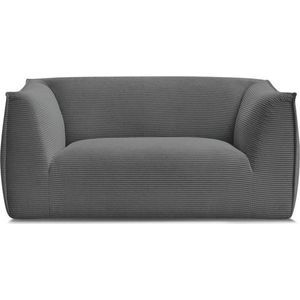 Tmavě šedá manšestrová pohovka 170 cm Giorgia – Bobochic Paris obraz