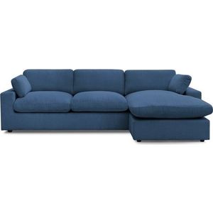 Modrá manšestrová rohová pohovka Belair – Bobochic Paris obraz