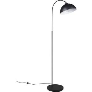 Černá stojací lampa s kovovým stínidlem (výška 170 cm) Sierra – Reality obraz