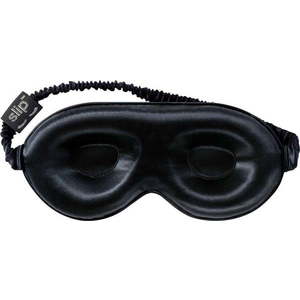 Černá hedvábná maska na spaní Contour Black – slip obraz