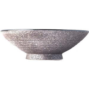 Béžová keramická vysoká miska na polévku MIJ Earth, ø 24 cm obraz