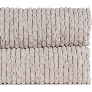 Béžový prošívaný přehoz 180x260 cm – Ixia obraz