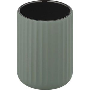 Zelený keramický kelímek na kartáčky Wenko Belluno obraz