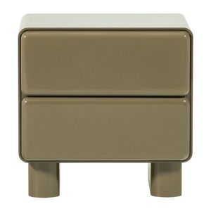 Zelený lesklý noční stolek Lustra – WOOOD obraz