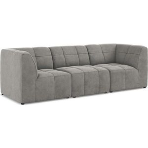 Šedá sametová pohovka 255 cm Aloha – Makamii obraz