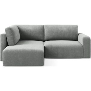 Šedá žinylková rozkládací/s úložným prostorem rohová pohovka (levý roh/do L) Kona – Makamii obraz