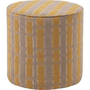 Žlutý žinylkový taburet Sarli – WOOOD obraz