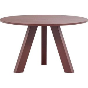 Kulatý jídelní stůl z dubového dřeva ø 129 cm Rhonda – WOOOD obraz