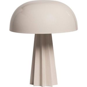 Krémová kovová stolní lampa (výška 29 cm) Virel – WOOOD obraz