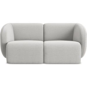 Světle šedá sametová pohovka 174 cm Lani – Makamii obraz