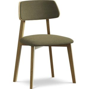 Zelená jídelní židle z masivního dřeva Niu – Makamii obraz