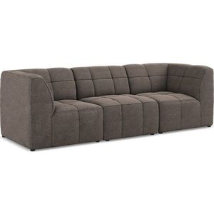 Hnědá pohovka z textilie bouclé 255 cm Aloha – Makamii obraz