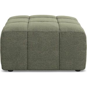 Zelená podnožka z textilie bouclé Aloha – Makamii obraz