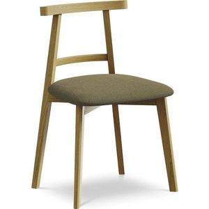 Zelená jídelní židle z masivního dřeva Ohelo – Makamii obraz