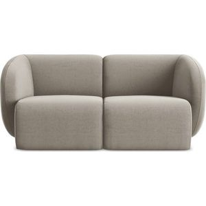 Světle hnědá sametová pohovka 174 cm Lani – Makamii obraz