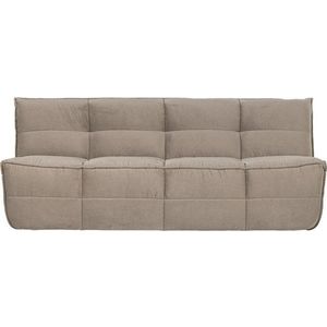 Taupe sametová pohovka 204 cm Cluster – vtwonen obraz