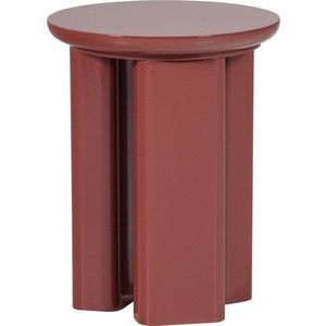 Lesklý kulatý odkládací stolek ø 40 cm Orivo – WOOOD obraz