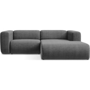 Šedá rohová pohovka (pravý roh/s lenoškou) Ekahi – Makamii obraz