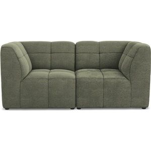 Zelená pohovka z textilie bouclé 180 cm Aloha – Makamii obraz