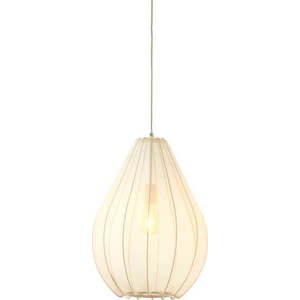 Béžové závěsné svítidlo s textilním stínidlem ø 38 cm Itela – Light & Living obraz