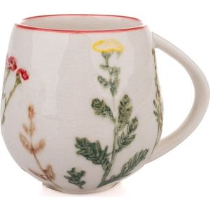 Bílý porcelánový hrnek 240 ml Flower Garden – Dakls obraz