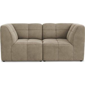 Hnědá sametová pohovka 180 cm Aloha – Makamii obraz