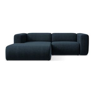 Modrá rohová pohovka (levý roh/s lenoškou) Ekahi – Makamii obraz