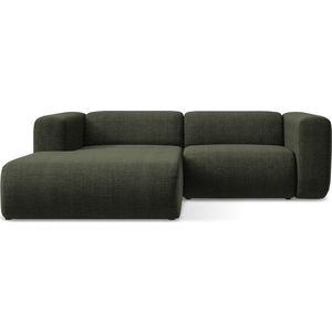 Zelená rohová pohovka (levý roh/s lenoškou) Ekahi – Makamii obraz