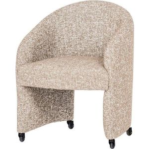 Béžová čalouněná kancelářská židle Cordo – WOOOD obraz