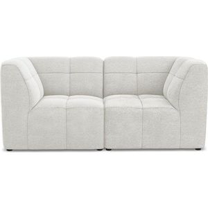 Bílá pohovka z textilie bouclé 180 cm Aloha – Makamii obraz