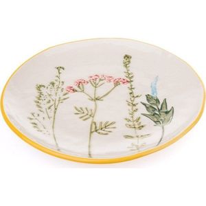 Bílý dezertní porcelánový talíř ø 21 cm Flower Garden – Dakls obraz