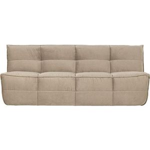 Béžová sametová pohovka 204 cm Cluster – vtwonen obraz