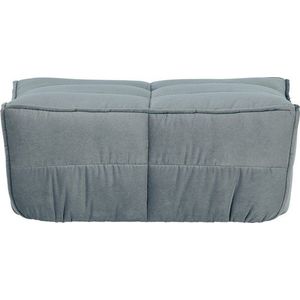 Modrá čalouněná sametová podnožka Cluster – vtwonen obraz