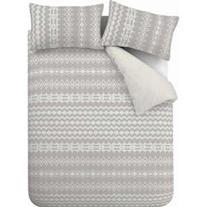 Šedé fleecové povlečení 200x200 cm Alpine - Catherine Lansfield obraz