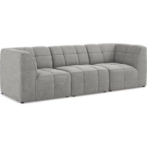 Šedá pohovka z textilie bouclé 255 cm Aloha – Makamii obraz