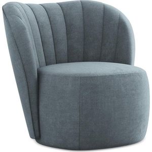 Modré žinylkové křeslo Keloa – Makamii obraz