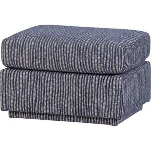 Šedomodrá čalouněná podnožka Lou – WOOOD obraz