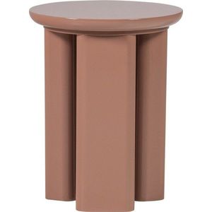 Lesklý kulatý odkládací stolek ø 40 cm Orivo – WOOOD obraz